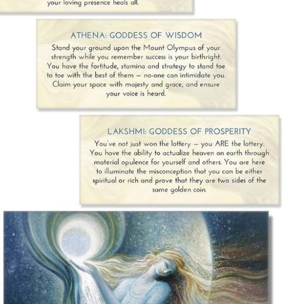 Dream Goddess Empowerment deck